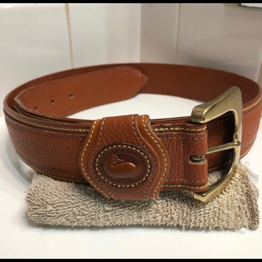 Dooney and Bourke Vintage Brown Leather Belt